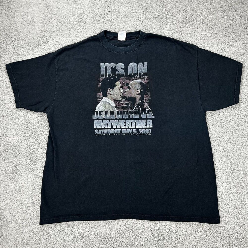 Mayweather vs De La Hoya T-Shirt Men’s 2XL Black It's On Saturday May 5, 2007
